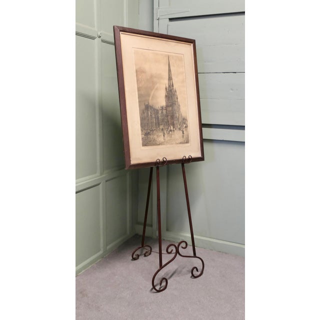 Folding Wire Work Picture Easel Display, 1970 For Sale - Image 6 of 8