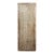 Vintage Double-Sided Lotus Carved Sliding Door in Reclaimed Wood | Barn Door 96x36 For Sale