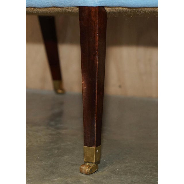 Antique Georgian Sofa Upholstered with American Flag Stars & Stripes, USA, 1820s For Sale - Image 9 of 18