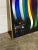 Vintage Colorful Ribbon Painting by Ernesto Bonilla For Sale In Los Angeles - Image 6 of 6