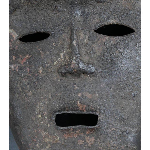Copper Mask from the Dinga / Ding Tribe, Dr Congo For Sale - Image 3 of 7