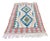 Turkish Vintage Geometric Pattern Kilim Rug For Sale