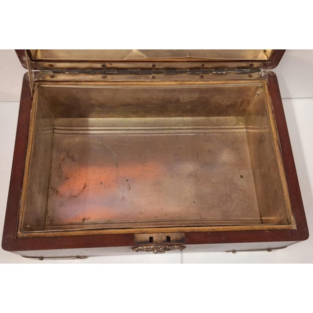 Late 19th Century Late 19th Century Antique Black Starr and Frost Sterling Cigar Humidor For Sale - Image 5 of 13