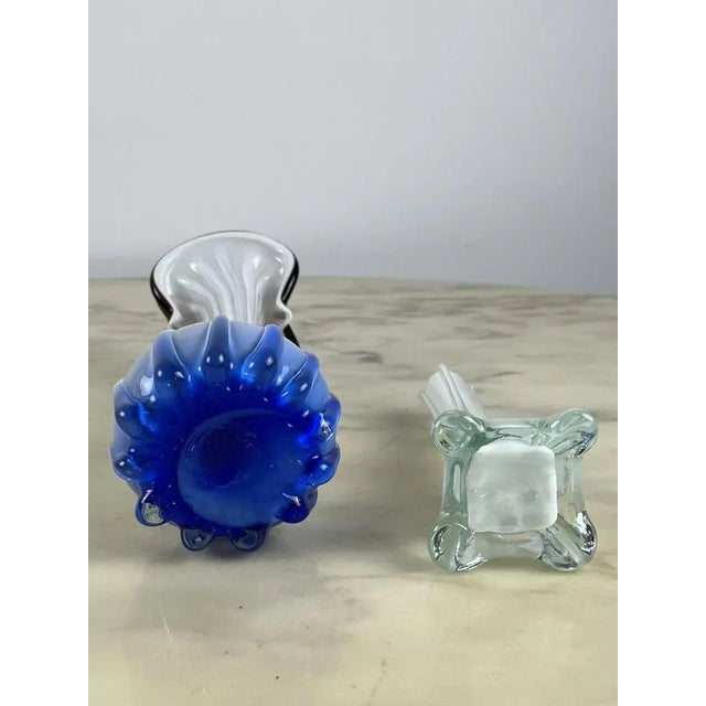 Small Italian Vases in Murano, 1970, Set of 2 For Sale - Image 3 of 12