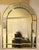 Brass 1970s Venetian Arch Shaped Beveled Glass Brass Wall Mirror Hollywood Regency For Sale - Image 8 of 14