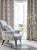 A delicately embroidered trail of flowering wild chamomile this fabric plays with matt and shine and is a beautifully...