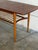 Wood Teak Coffee Table With Slatted Lower Shelf and Tapered Legs Denmark 1960s For Sale - Image 7 of 9