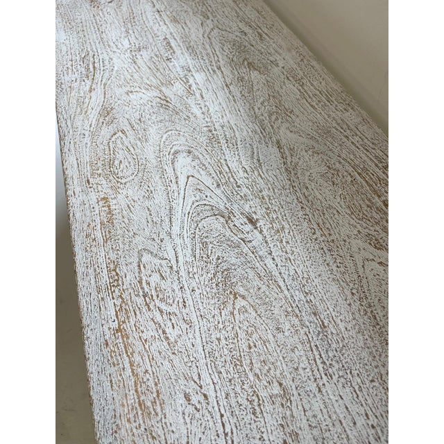 Reclaimed Whitewashed Louvered Door Sideboard. For Sale In Charleston - Image 6 of 6