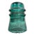 Antique Hemingray Teal Glass Insulator For Sale