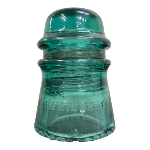 Antique Hemingray Teal Glass Insulator
