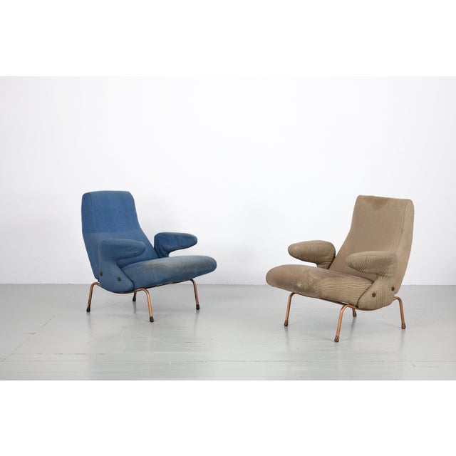 1950s Delfino Armchairs, by Erberto Arboni for Arflex, 1950s, Set of 2 For Sale - Image 5 of 18