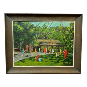 John Sackas (1910-2004) "Marin Are in Garden Fair"