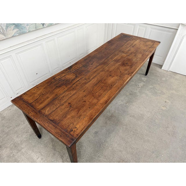 Farmhouse Table in Oak, 19th Century For Sale - Image 9 of 9