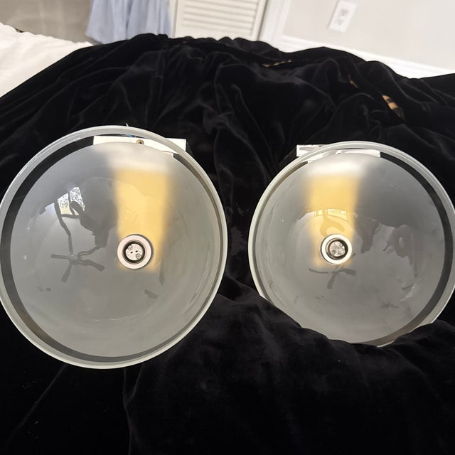 2000 - 2009 J Robert Scott Pair of Art Deco Sconces For Sale - Image 5 of 11