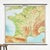 Large Antique French School Map of France by Westermann, 1960s For Sale - Image 4 of 5