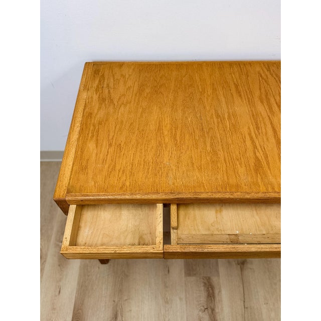 Vintage Handmade Organic Modern Pine Plywood Desk, Lou Hodges Style MCM For Sale - Image 16 of 18