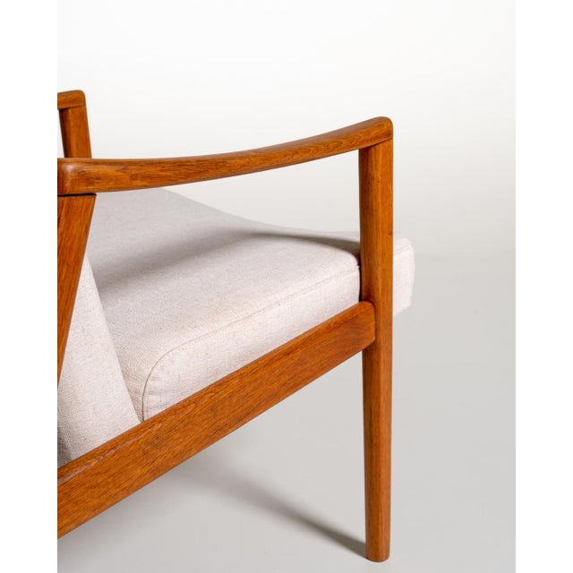 Scandinavian Teak Lounge Cairs, 1950s, Set of 2 For Sale - Image 10 of 11