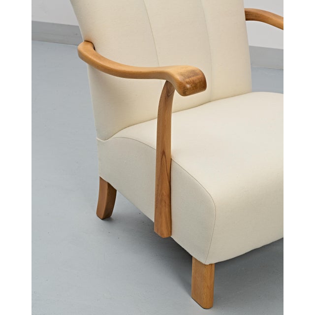 Sofa and Armchairs by Jindrich Halabala, 1930s, Set of 3 For Sale - Image 13 of 18