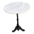 Vintage French Marble Top Pub Table For Sale