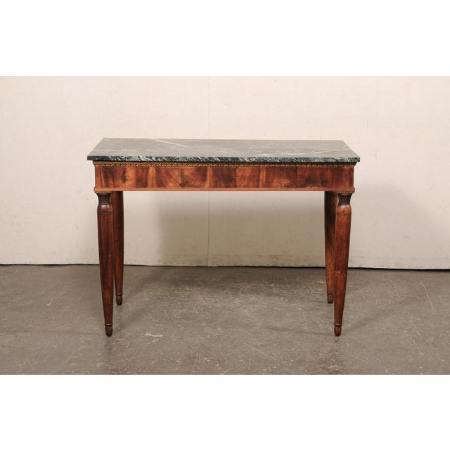 Early 19th C. French Marble Top Console For Sale - Image 11 of 12