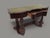 Mahogany Console Table with Leather Inlay Top and Drawer, 1870s For Sale - Image 11 of 16