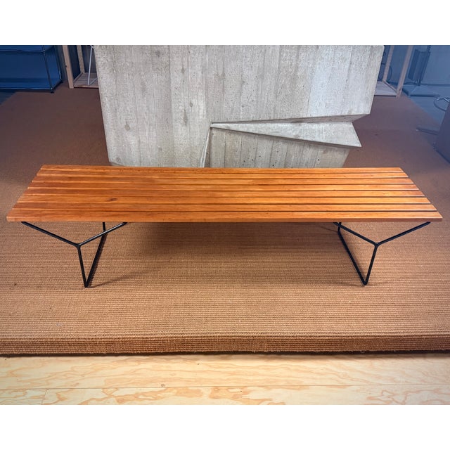 1960s Model 400 Bench by Harry Bertoia for Knoll International, 1960s For Sale - Image 5 of 9