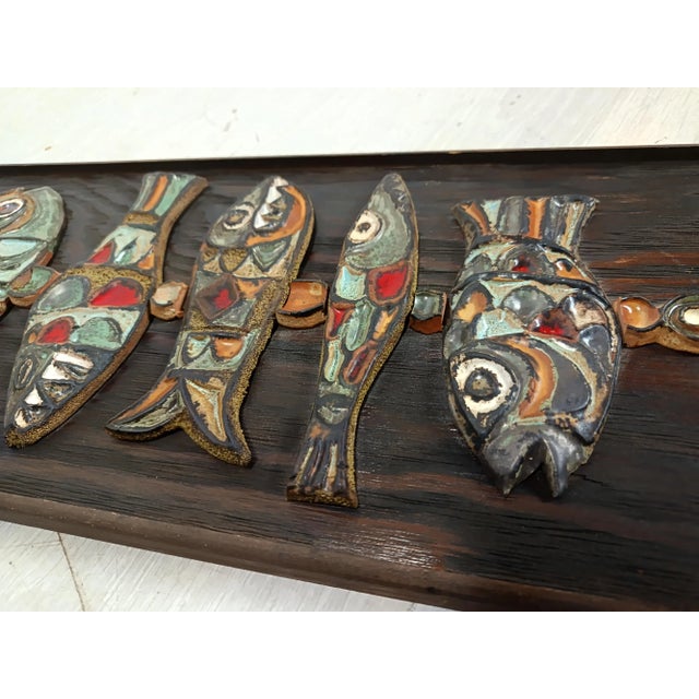 Vintage Ceramic Wall Panel by Roland Zobel, 1950s For Sale - Image 6 of 13