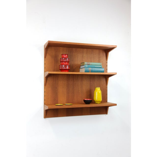 Wall Shelf in Teak by Poul Cadovius for Cado, 1960s, Set of 4 For Sale - Image 11 of 13