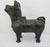 Chinese Green Glazed Dog Han Style Pottery Tomb Guardian Sculpture For Sale - Image 11 of 13