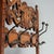 Wall Coat Rack in Walnut-Stained Beech For Sale - Image 5 of 12