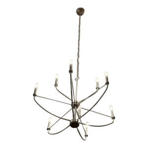 Silver Candle-Style Chandelier – Brand New, Never Used
