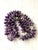 Gorgeous quality, vintage amethyst and sterling silver necklace 22 inches long