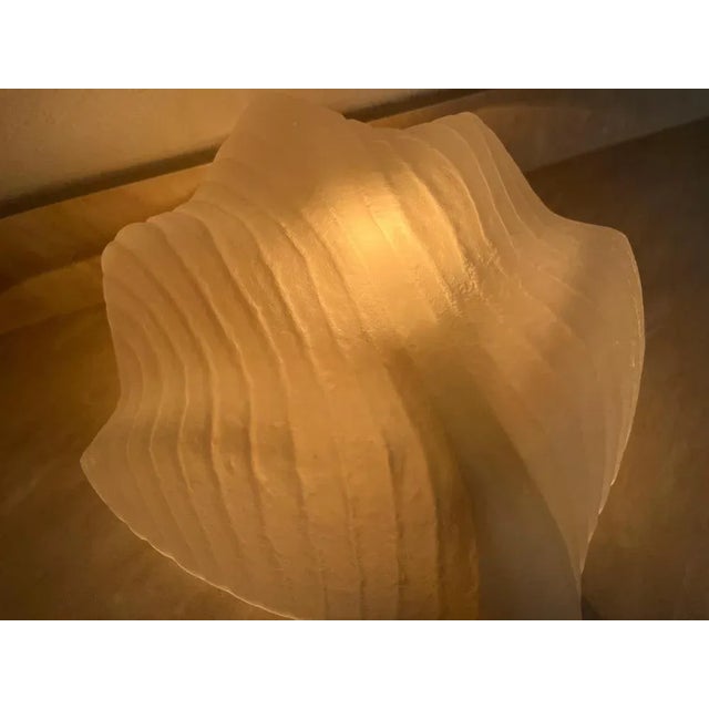 Metal Mid-Century Glass Wall Lamps by Zelezny Brod, 1980s, Set of 2 For Sale - Image 7 of 9