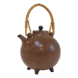Swedish Ceramic Teapot by Gunnar Nylund for Rörstrand, 1960s For Sale
