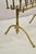 Gold Vintage A. Ravenel Paris French Mid Century Modern Brass Magazine Rack Stand For Sale - Image 8 of 12
