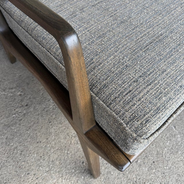 Wood Mid-Century Modern Carlo De Carli Italian Lounge Chairs Restored For Sale - Image 7 of 12