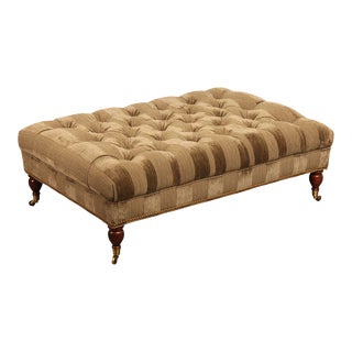 Southwood Large Rectangular Tufted Ottoman For Sale
