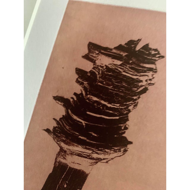 Brown 2013 "Untitled" Photogravure With Chine-Collé by Henrieke Strecker For Sale - Image 8 of 11