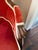 Henredon Late 20th Century Henredon French Provincial Rust Velvet Armchair With Contrasting Welt & Down Cushion For Sale - Image 4 of 12