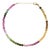 Rainbow Tourmaline Bracelet 14K Gold For Sale