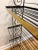 Vintage French Style Four Tier Scrolled Wrought Iron & Brass Baker's Rack For Sale - Image 9 of 10