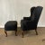 Wood Vintage Traditional Queen Anne Drexel Wing Chair and Ottoman - 2 Piece Set For Sale - Image 7 of 12