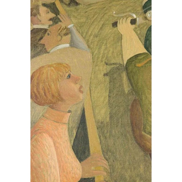 Oil on canvas realized by Alberto Gallerati (b. 1945) in 1970s. Hand signed. Very good condition. This piece is attributed...