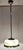German Hanging Lamp with Hand-Painted Glass Shade, 1920s For Sale - Image 9 of 9
