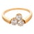 Victorian late 19th Century Victorian Old European Cut Diamond 18k Yellow Gold Ring, Size 8.75 For Sale - Image 3 of 6
