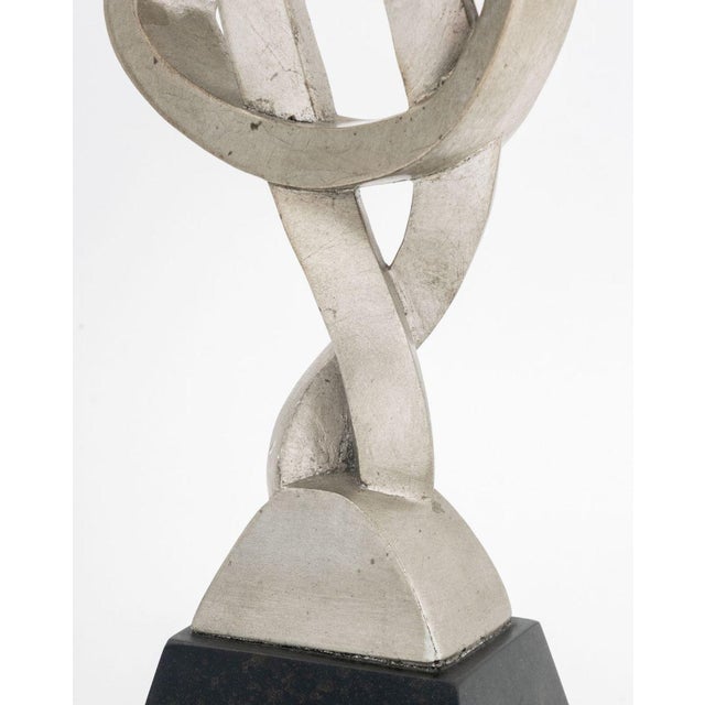 Modernist Silvered Abstract Freeform Sculpture For Sale In New York - Image 6 of 10