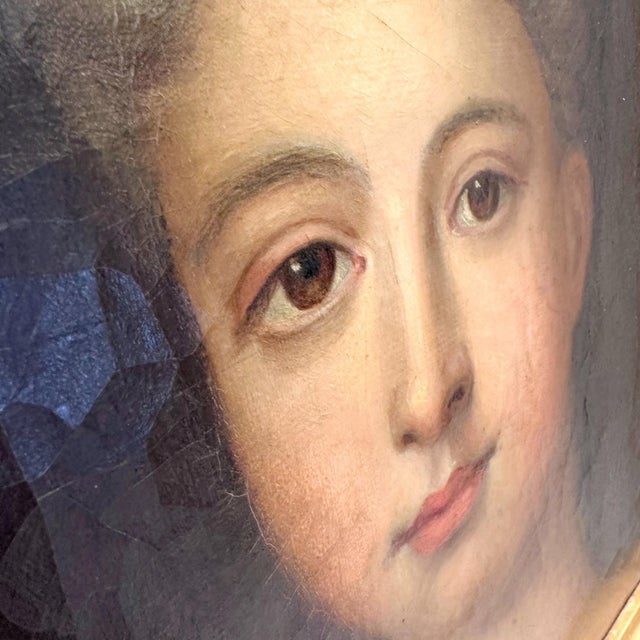 After Jean-Marc Nattier, Portrait, 1800s, Oil on Canvas, Framed For Sale - Image 5 of 14