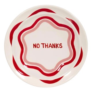 Talk of the Table Artisanal Plate Set- 2 Pieces For Sale