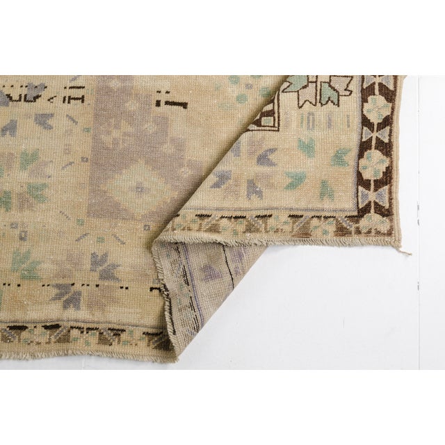 1960s Earthy Tones Handwoven Rug For Sale - Image 9 of 10