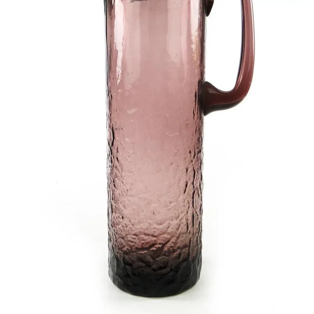 Postmodern Pitcher by Sarnecki for Krosno Glassworks, Poland, 1970s For Sale - Image 6 of 8